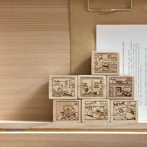 Hatsu Midori My Everyday Corner Rubber Stamps (7 designs, sold separately)