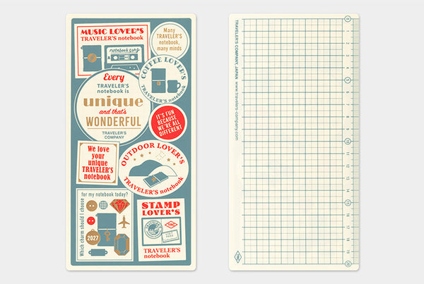 [PREORDER] Traveler's Notebook 2027 Plastic Sheet - Regular size