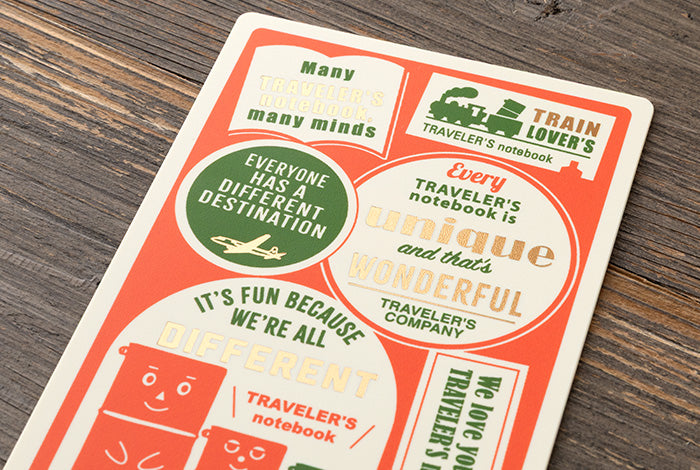 [PREORDER] Traveler's Notebook 2027 Plastic Sheet - Passport size