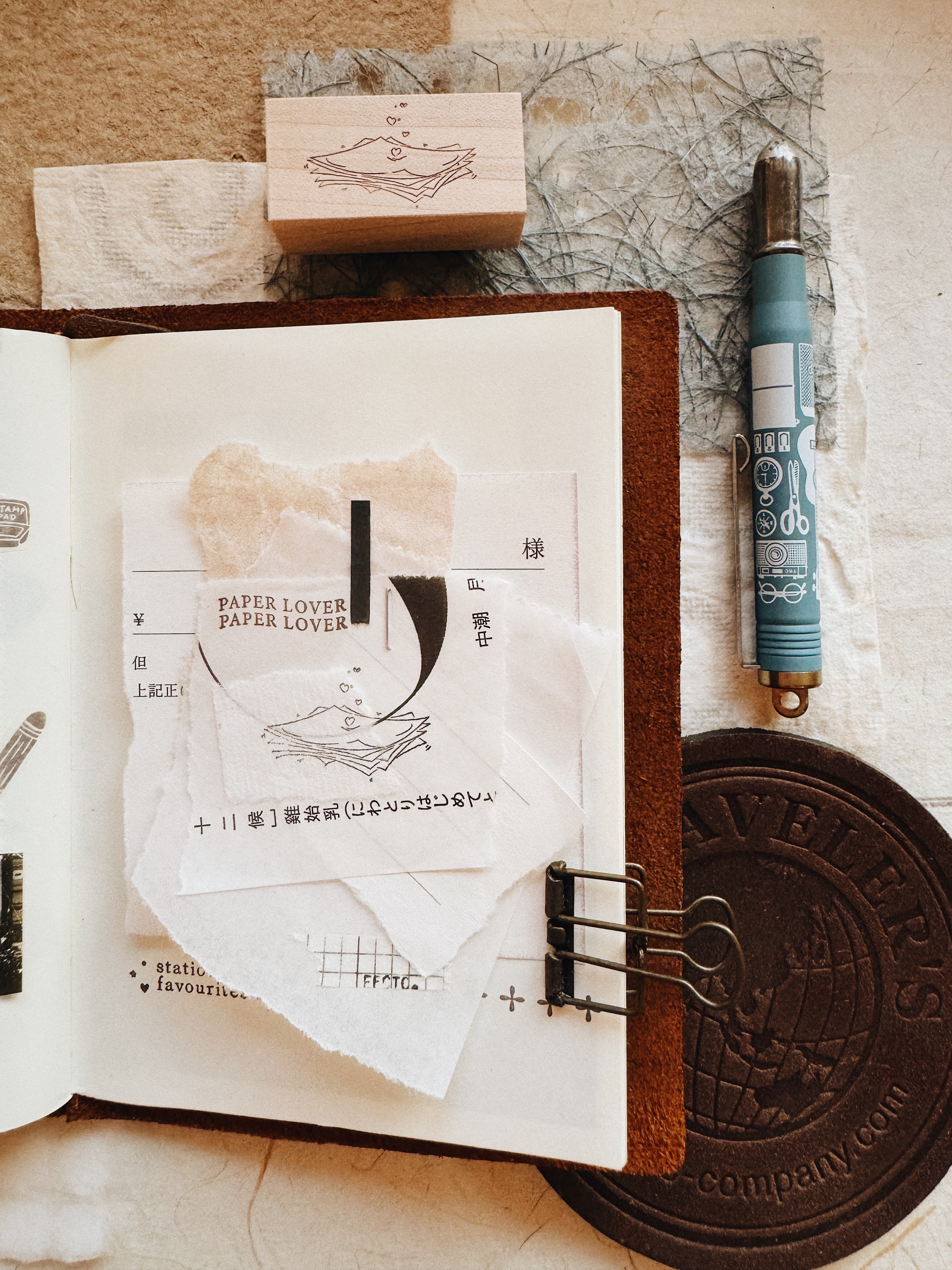 Penspapersplanner Series 8 Rubber Stamps: Stationery (7 designs)