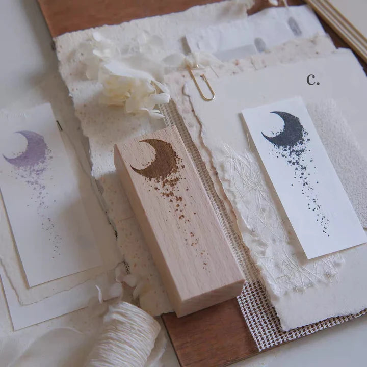 Jeenzaa Zoey Moon Rubber Stamp Set (set of 18)