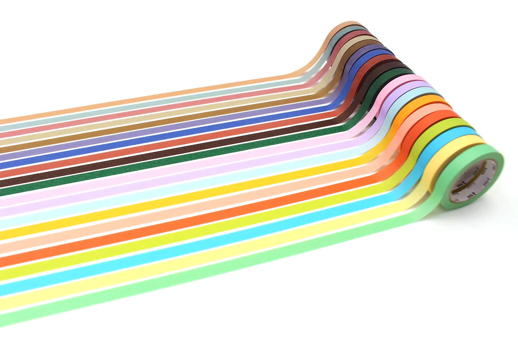 MT Tape - Set of 20 Light & Muted Colour MT20P006