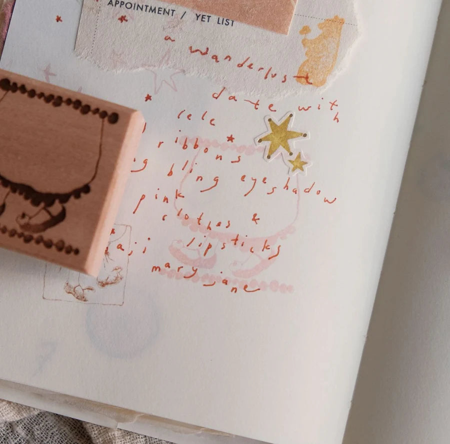 bighands Wanderlust in Dressing Rubber Stamps (6 designs)