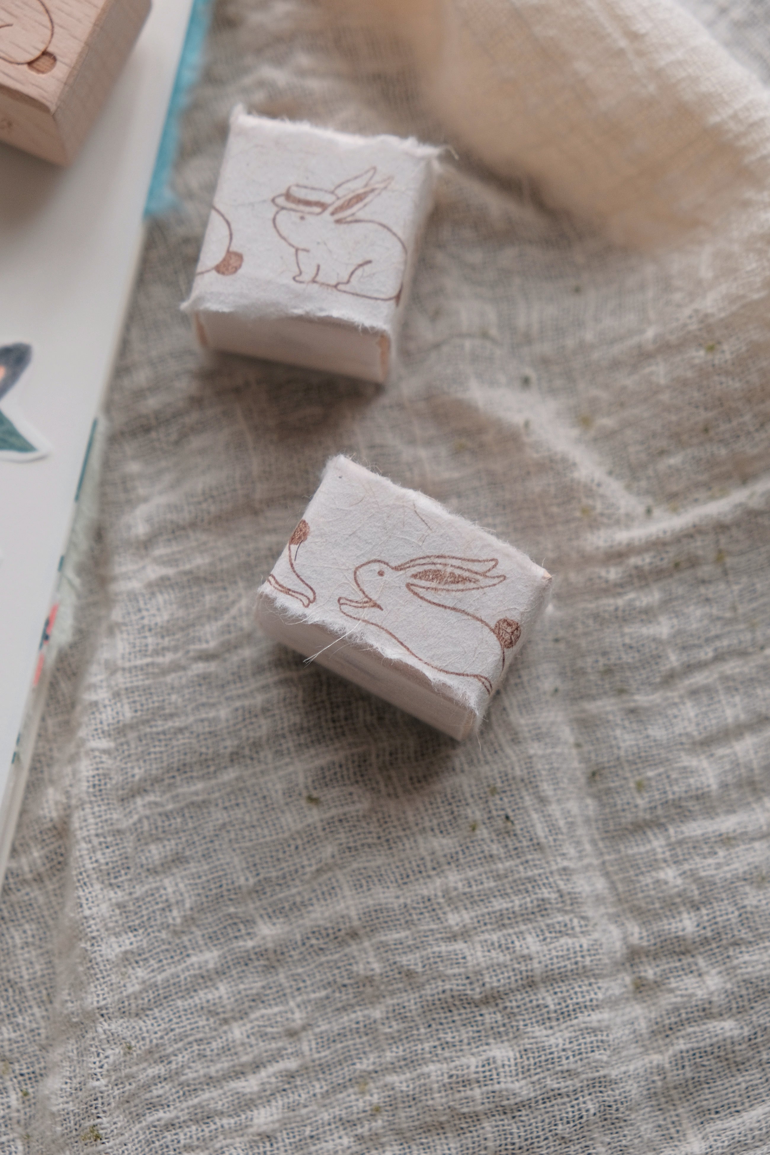 bighands Rubber Stamp- Wander Rabbit (4 designs)