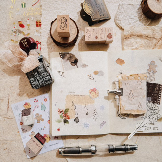 Penspapersplanner Christmas Series Rubber Stamp Set (4 sets, sold separately)