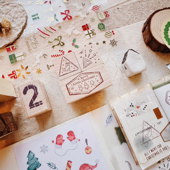 Penspapersplanner Christmas Series Rubber Stamp Set (4 sets, sold separately)