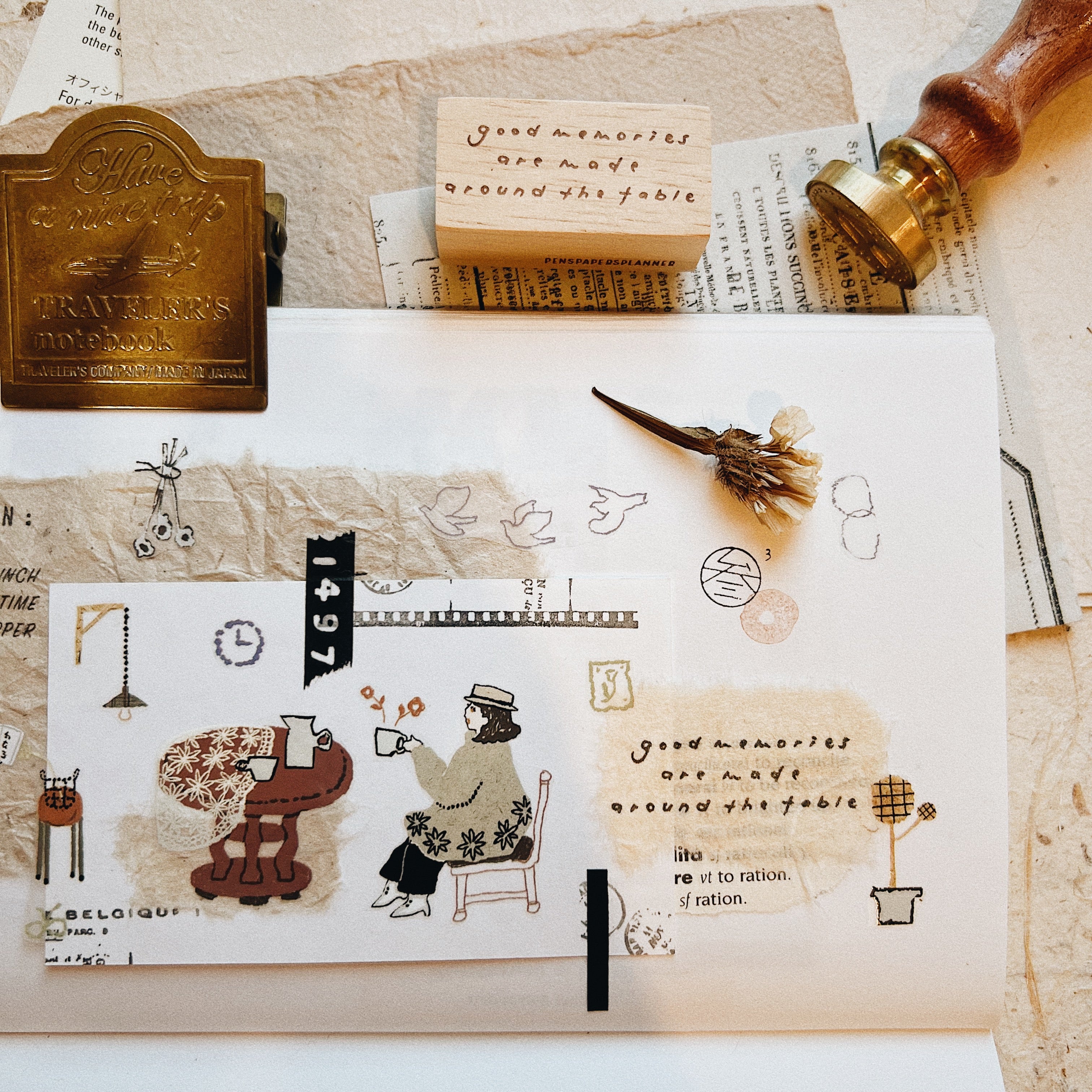 Penspapersplanner Series V Rubber Stamps (9 designs)