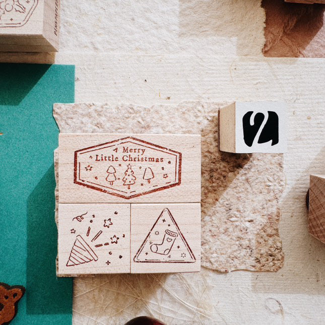Penspapersplanner Christmas Series Rubber Stamp Set (4 sets, sold separately)