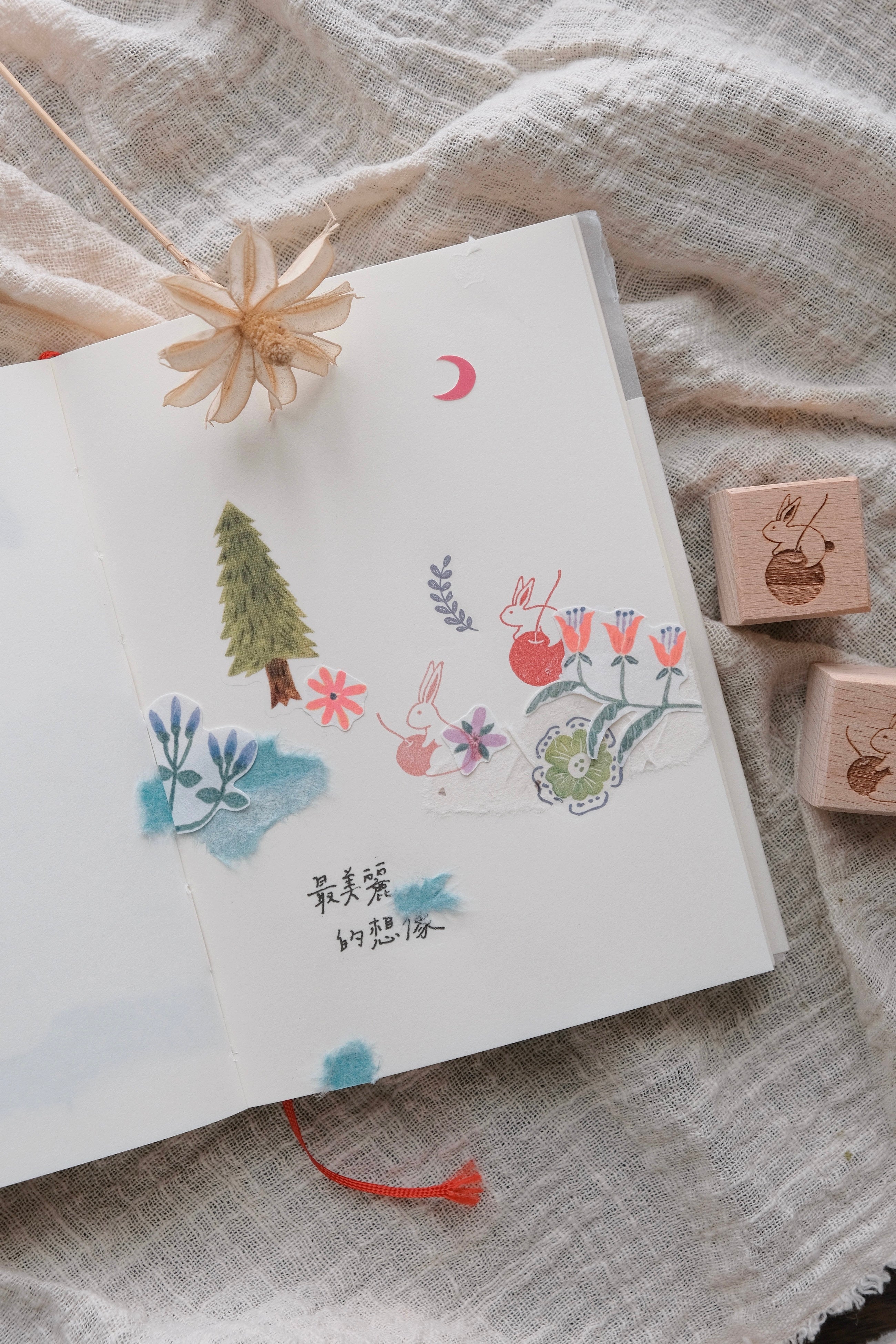 bighands Rubber Stamp- Wander Rabbit (4 designs)