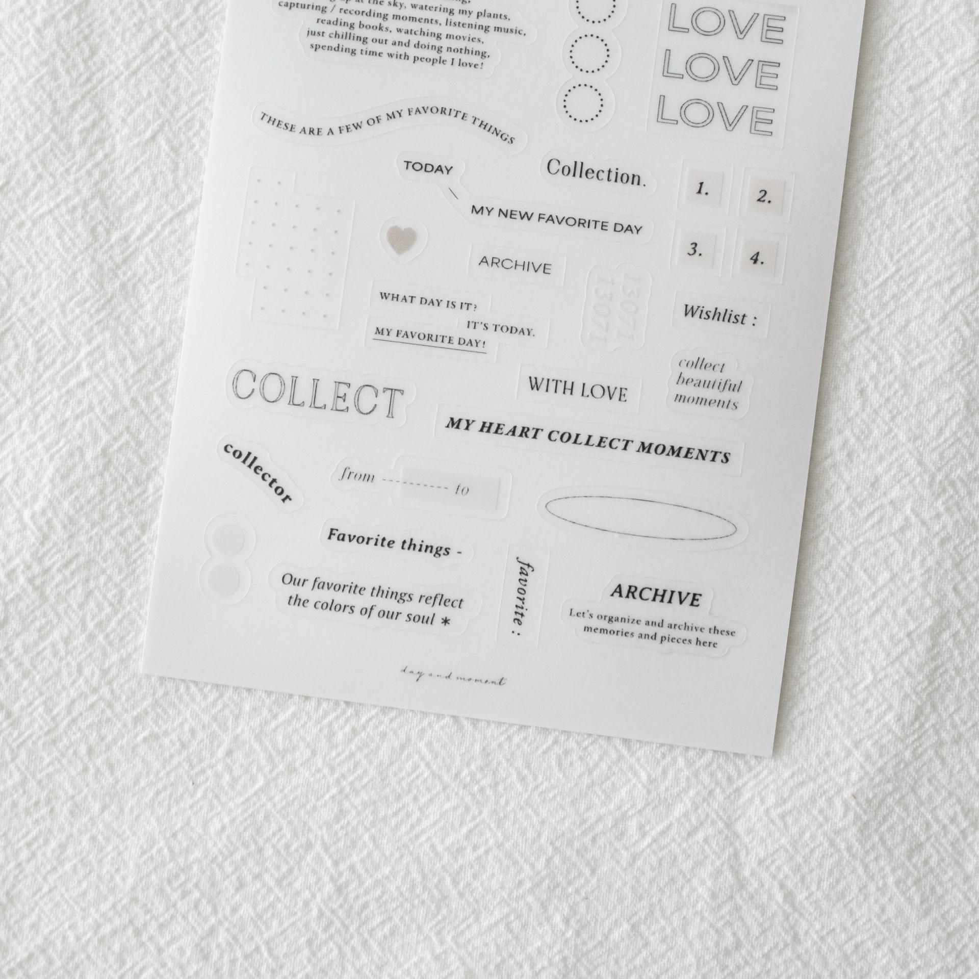 Day and Moment Word Stickers 6