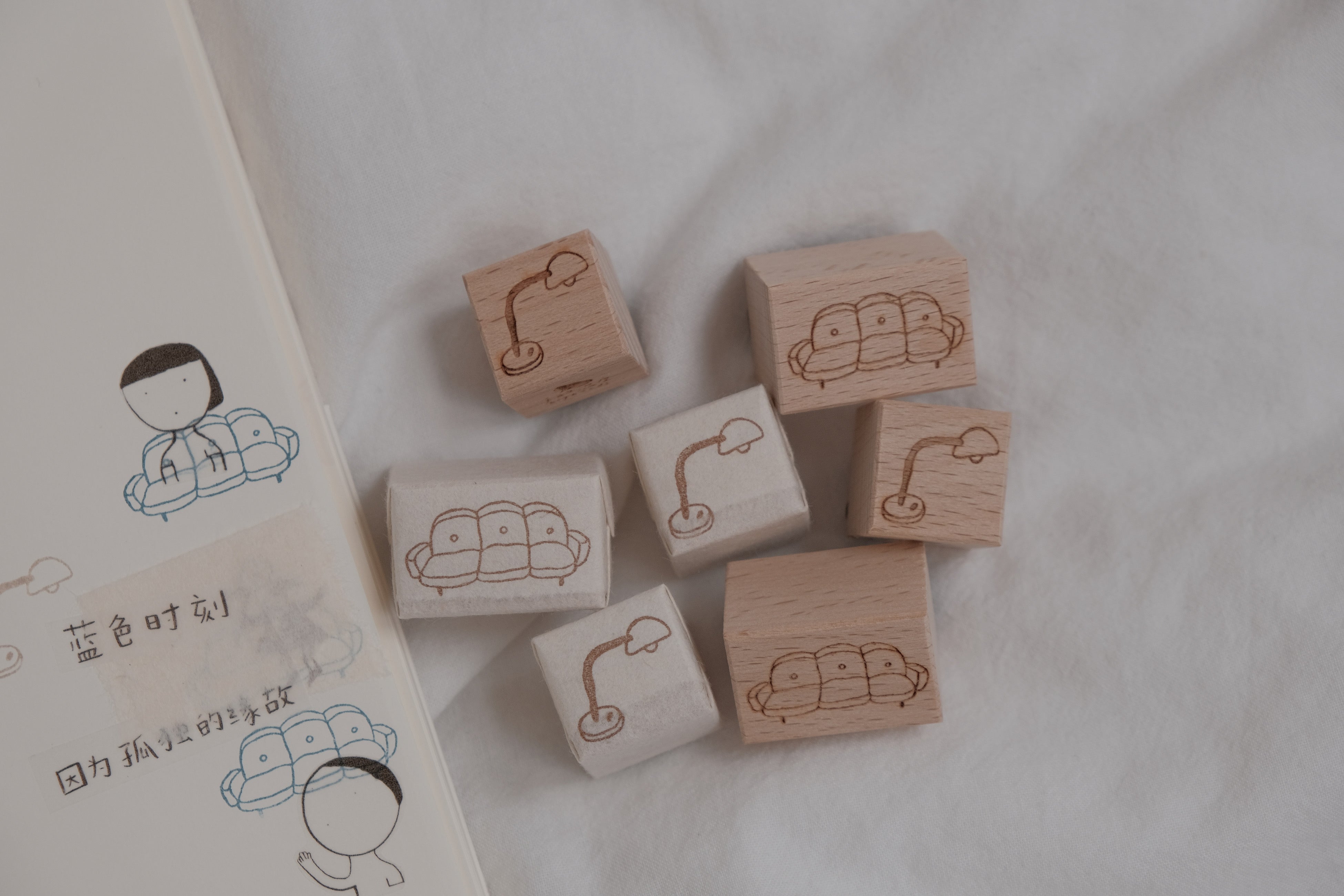 bighands Little Things in Life Rubber Stamp Series (10 designs)