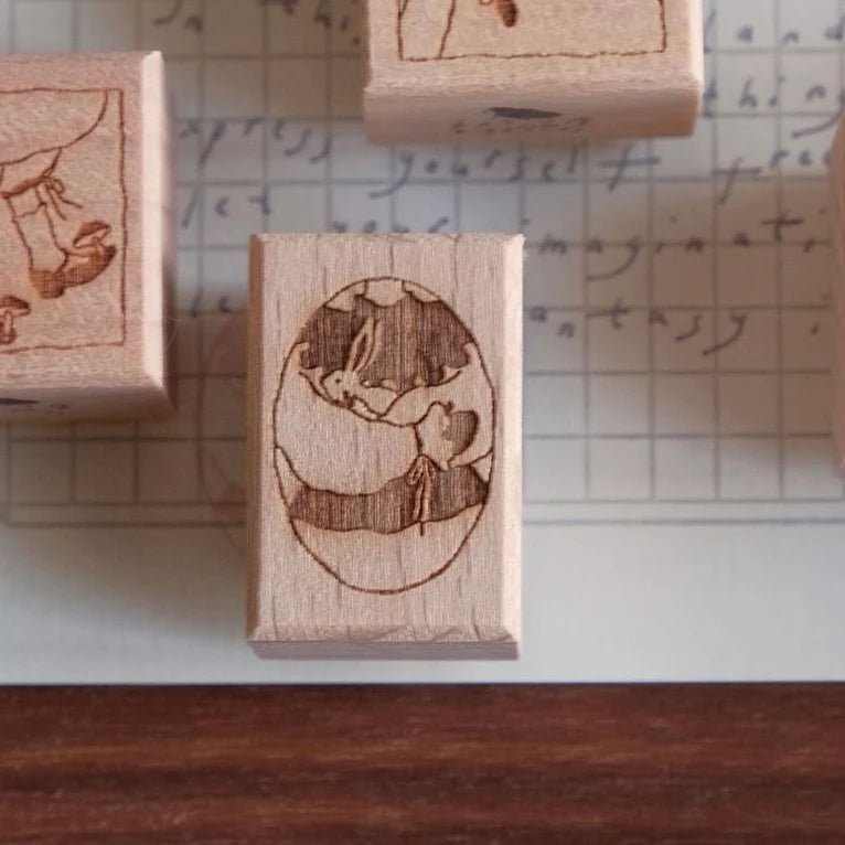 bighands Wanderlust in Dressing Rubber Stamps (6 designs)