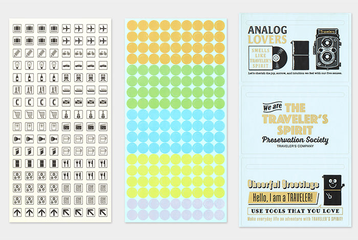 Traveler's Notebook Customized Sticker Set for Diary 2026