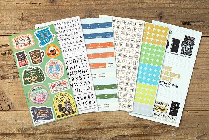 Traveler's Notebook Customized Sticker Set for Diary 2026
