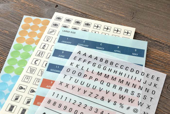 Traveler's Notebook Customized Sticker Set for Diary 2026