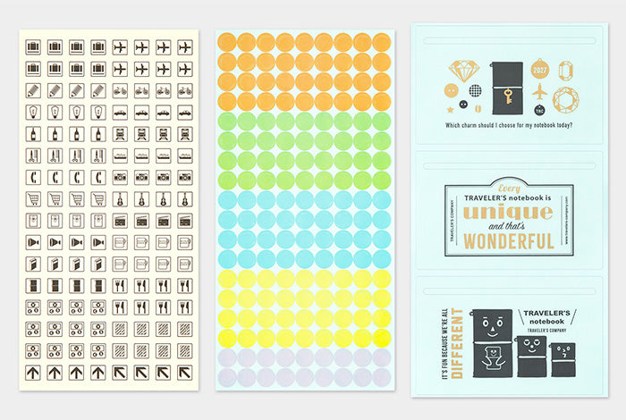 [PREORDER] Traveler's Notebook Customized Sticker Set for Diary 2027