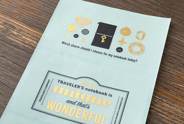 [PREORDER] Traveler's Notebook Customized Sticker Set for Diary 2027