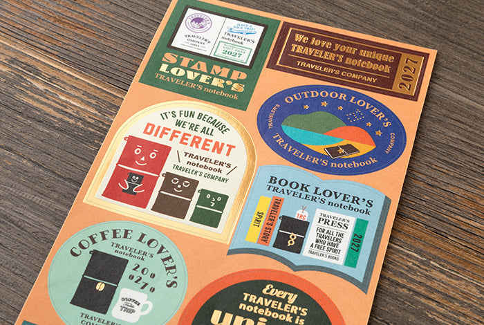 [PREORDER] Traveler's Notebook Customized Sticker Set for Diary 2027