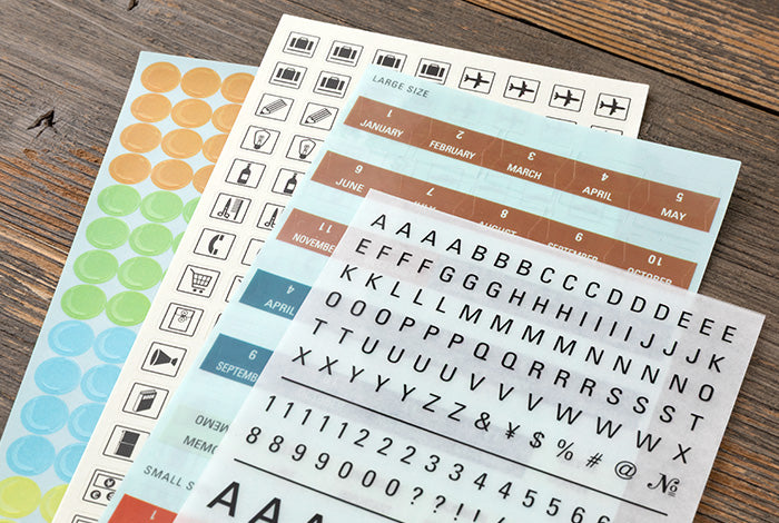[PREORDER] Traveler's Notebook Customized Sticker Set for Diary 2027