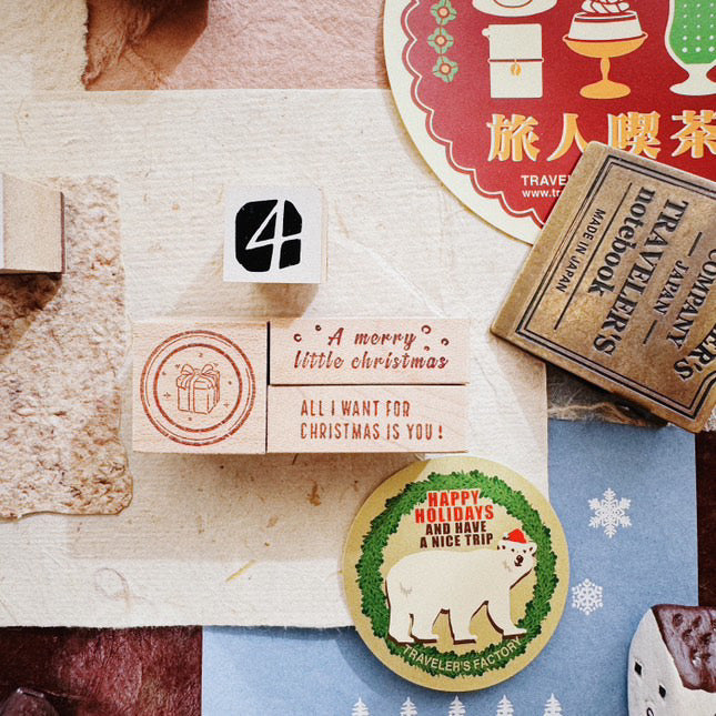 Penspapersplanner Christmas Series Rubber Stamp Set (4 sets, sold separately)