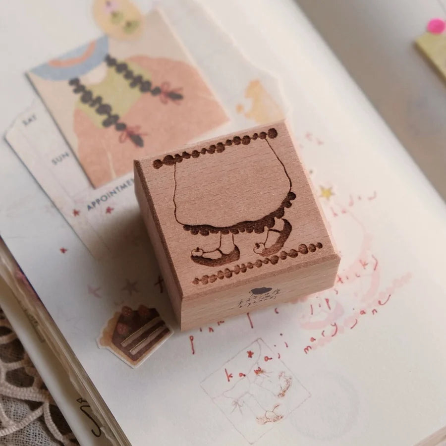 bighands Wanderlust in Dressing Rubber Stamps (6 designs)