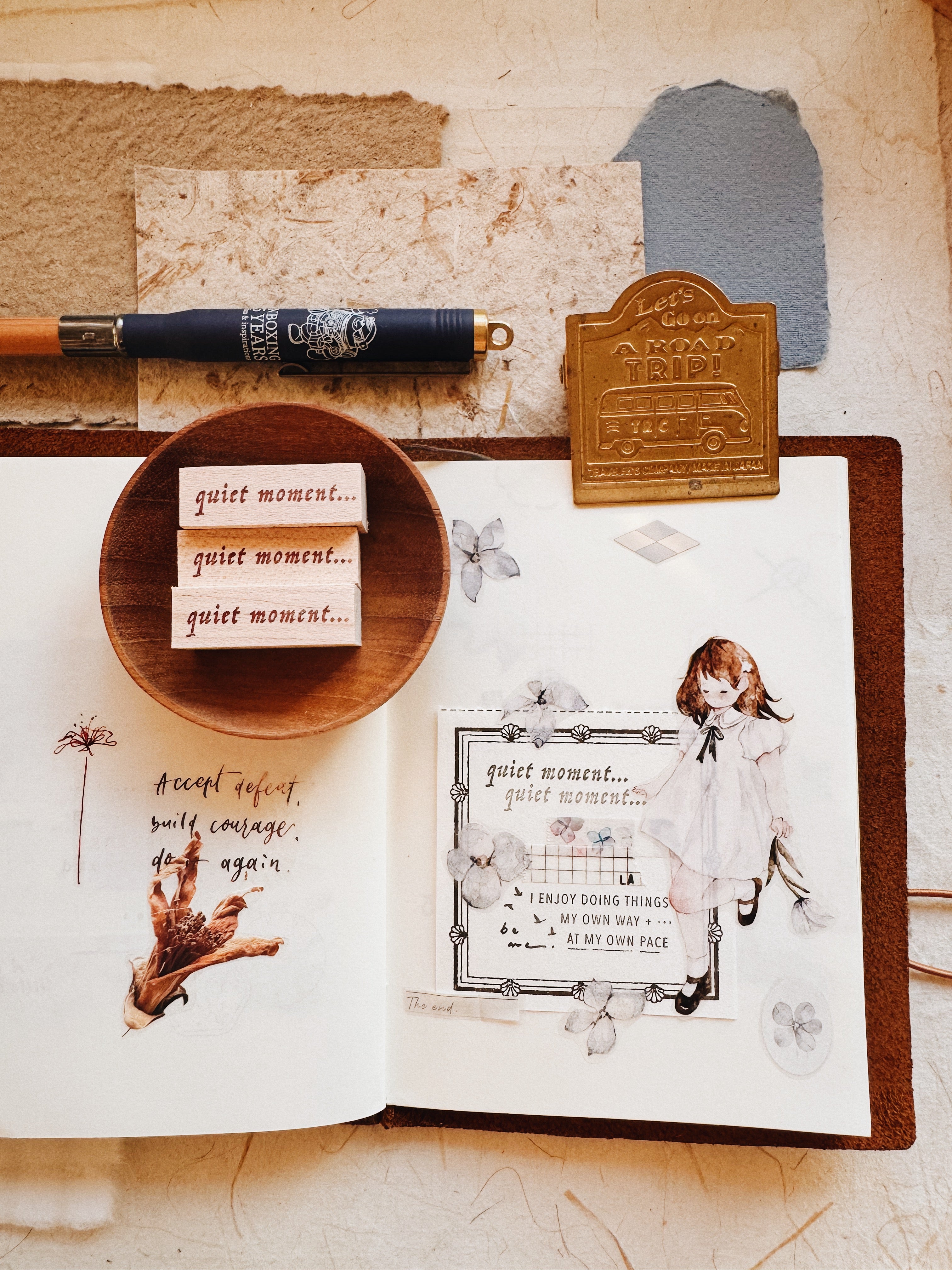 Penspapersplanner Series 8 Rubber Stamps: Introvert (7 designs)