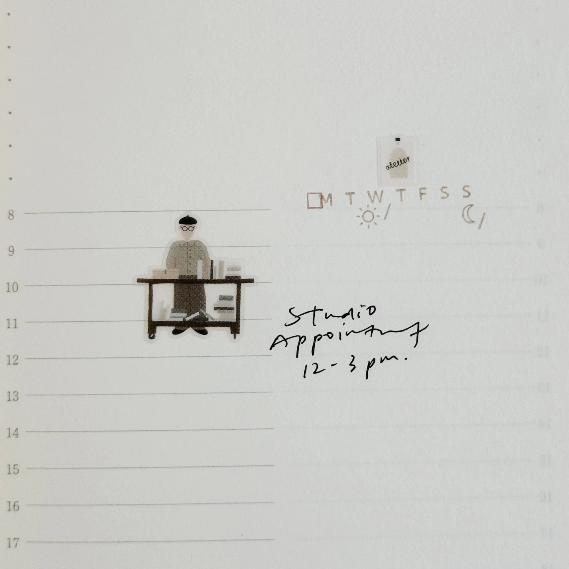 PC 9pt. (4) Tiny Text Rubber Stamps (18 types)
