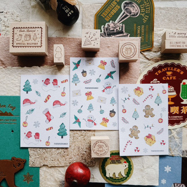 Penspapersplanner Christmas Series Sticker Sheet