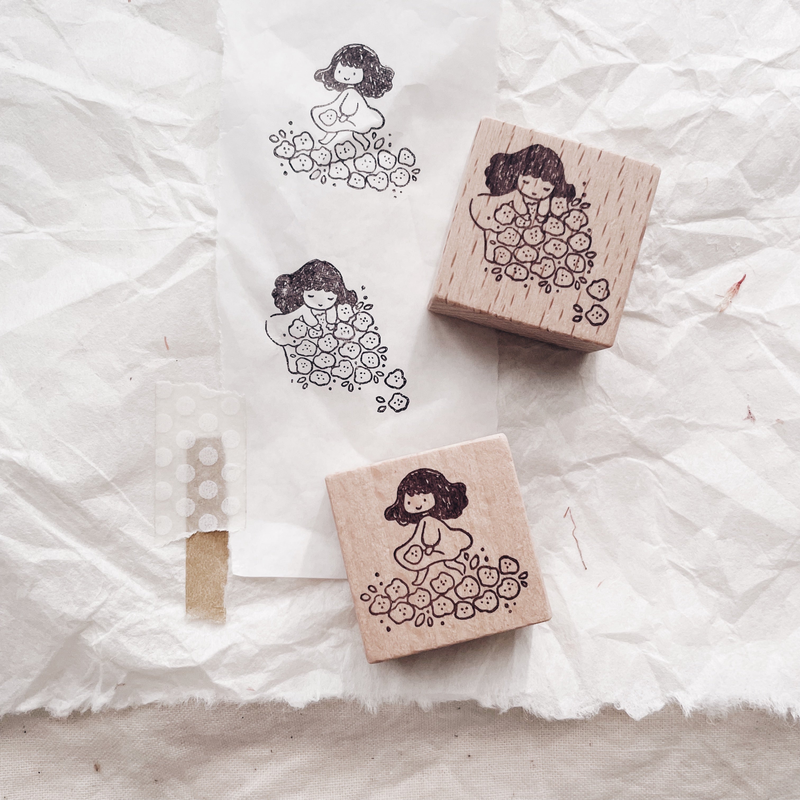 msbulat A Blooming Life: Counting Life's Bouquet Rubber Stamp