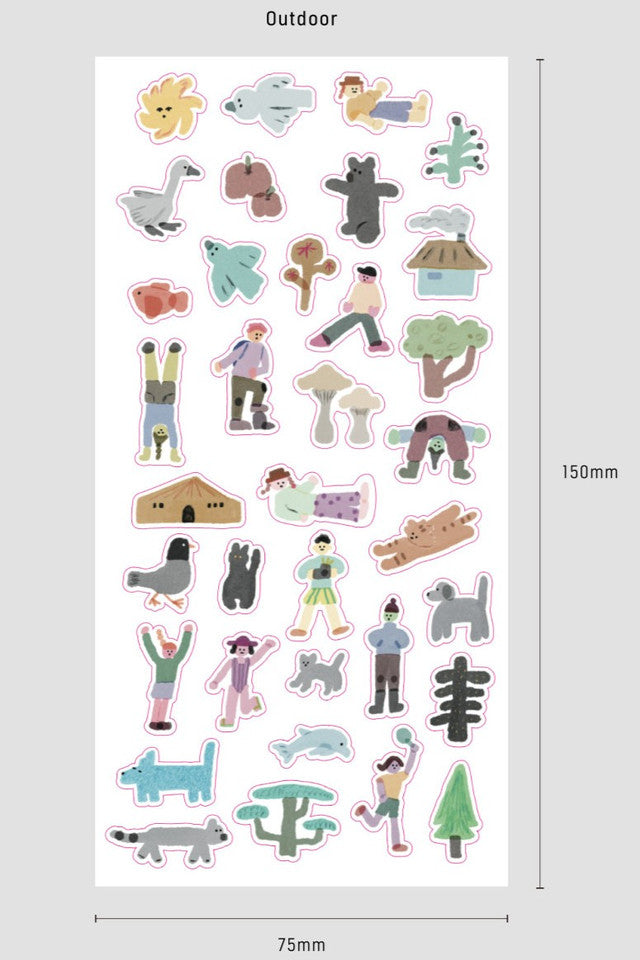 Analogue Keeper Around Sticker (2 types)
