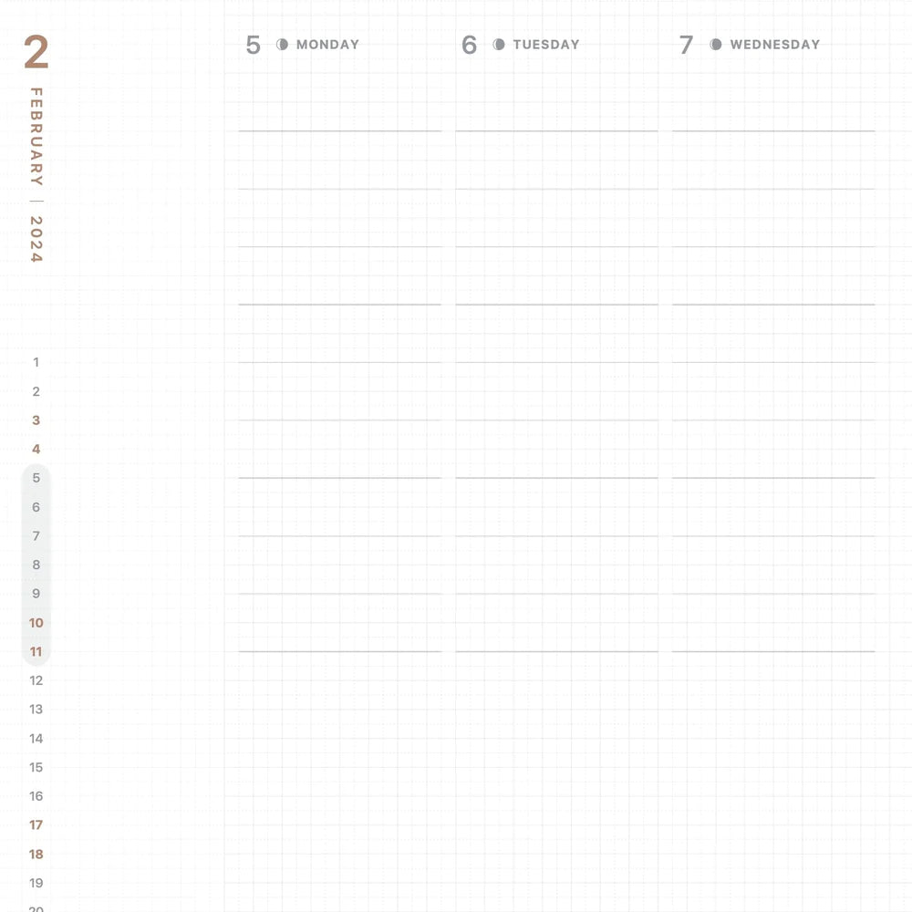 Take a Note 2024 Weeks Planner B6-English