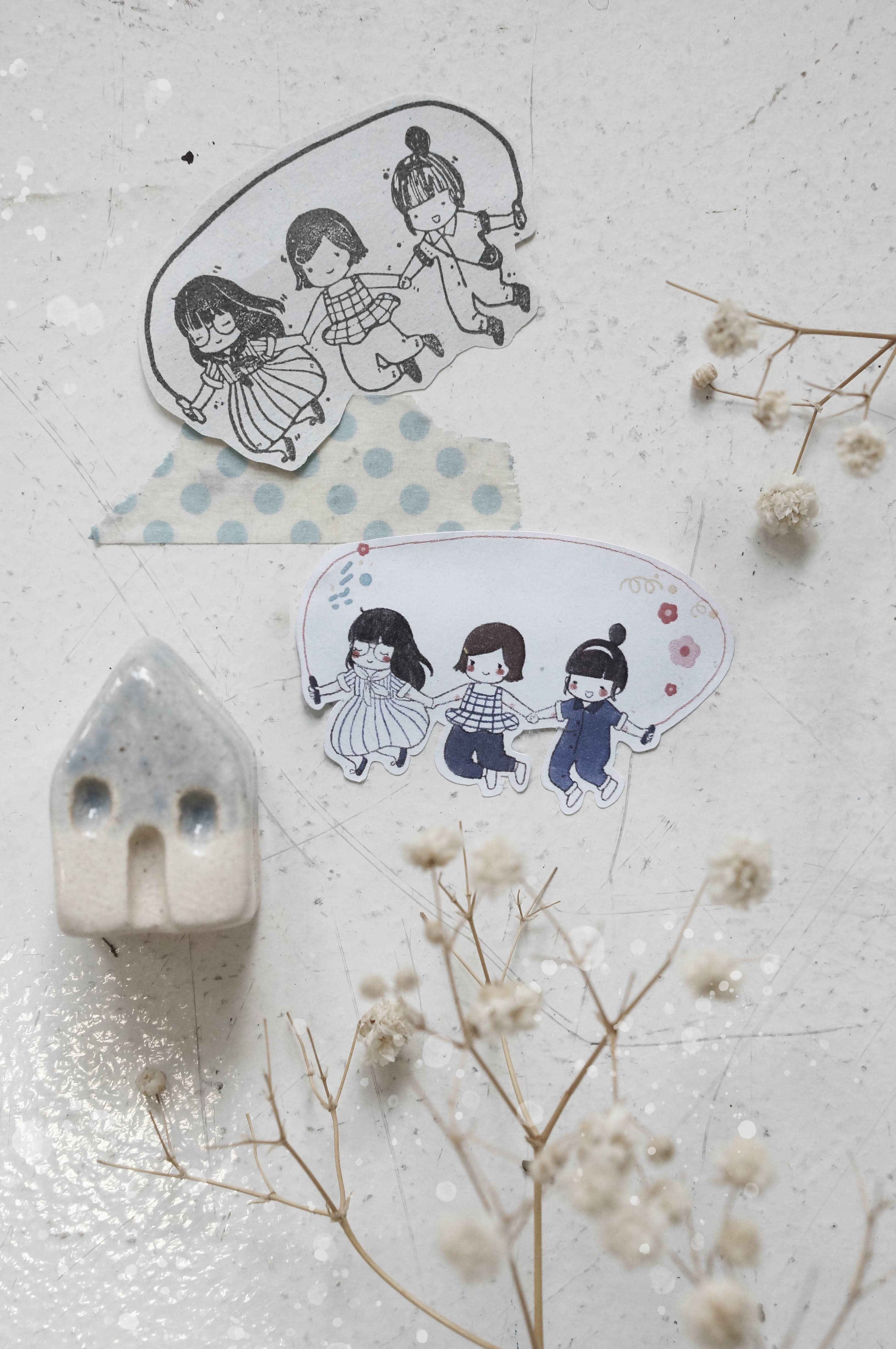Black Milk Project BFF (3 sekawan) Sticker Sheet