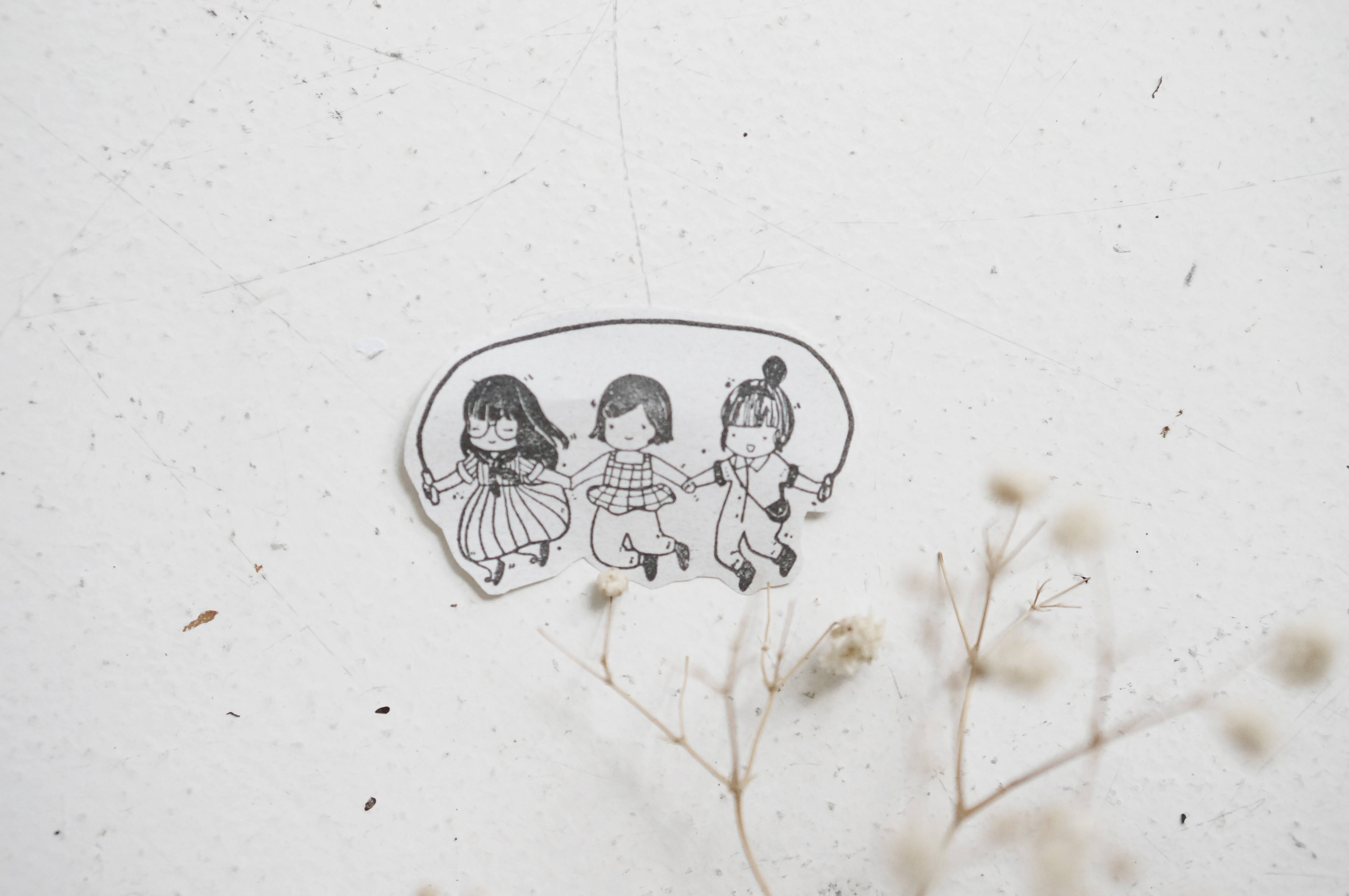 Black Milk Project BFF Series: Jump Rope Rubber Stamp