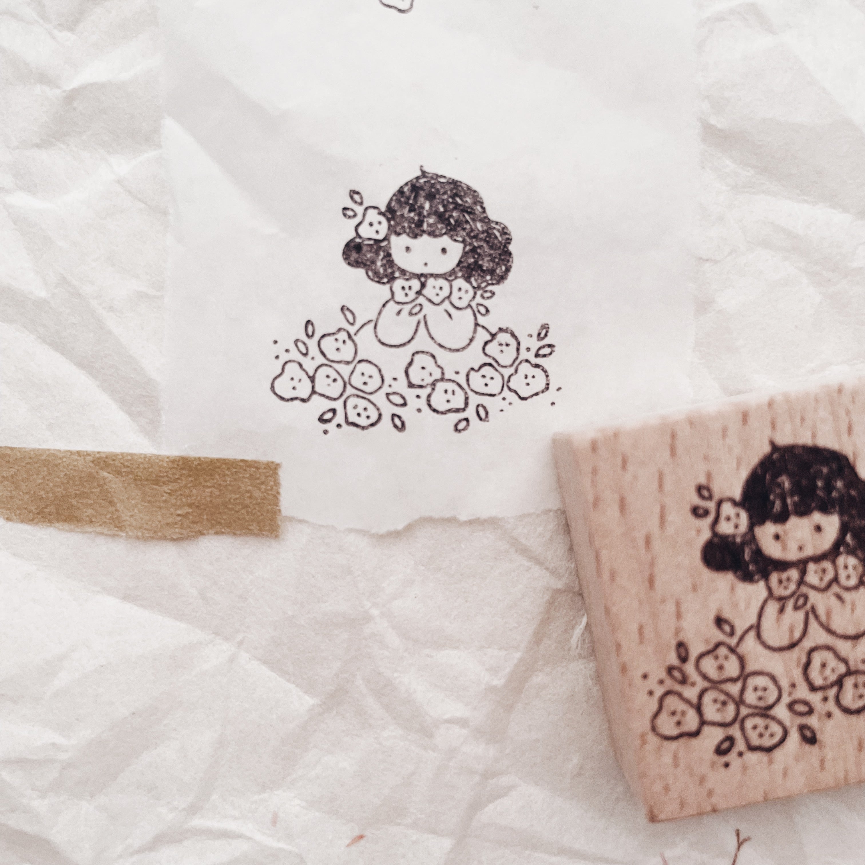msbulat A Blooming Life: Blossom Your Own Way Rubber Stamp