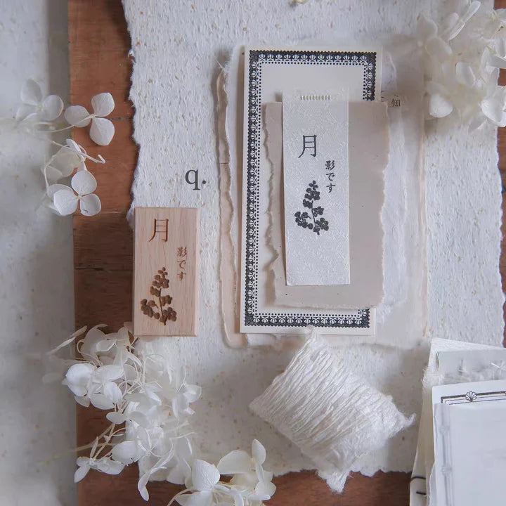 Jeenzaa Zoey Moon Rubber Stamp Set (set of 18)