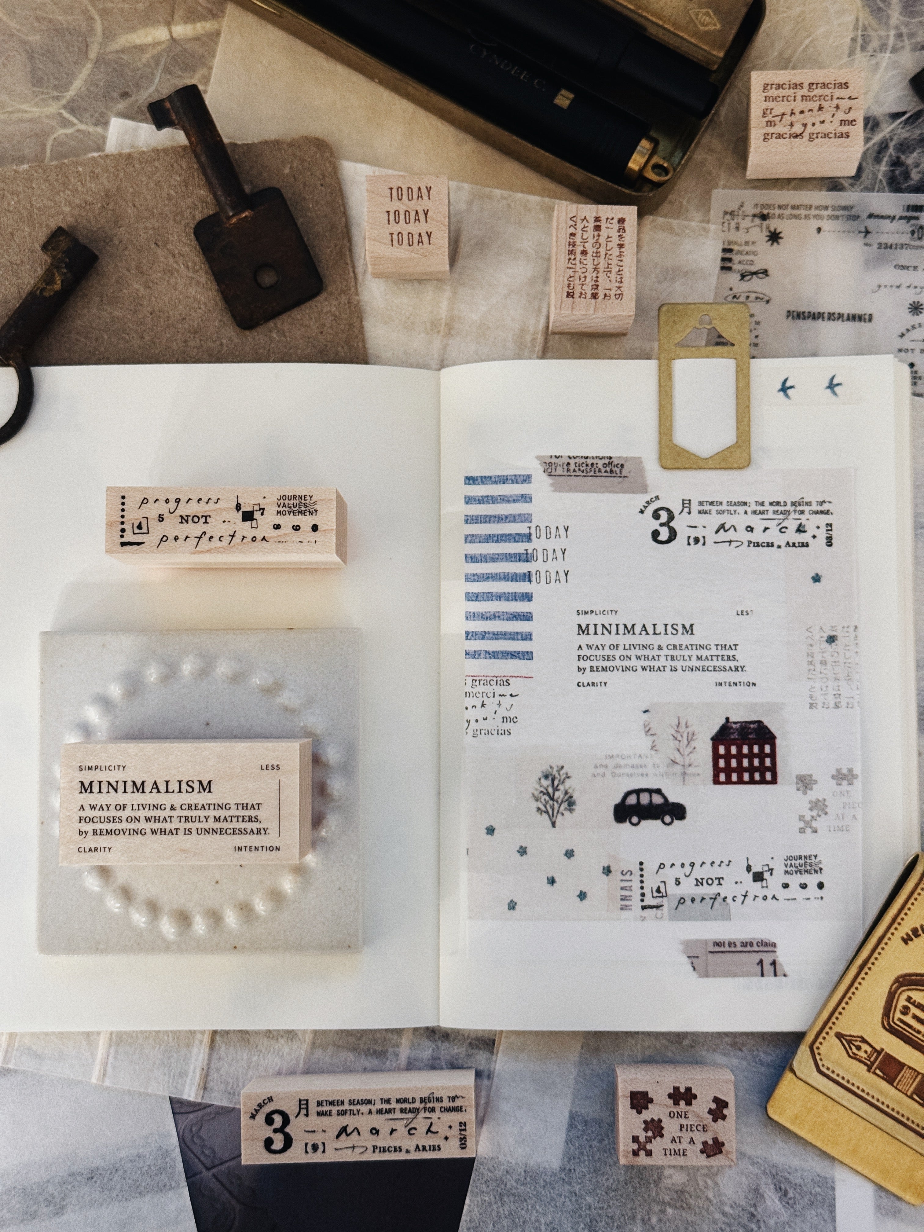 Penspapersplanner Series 8 Rubber Stamps: (10 designs)