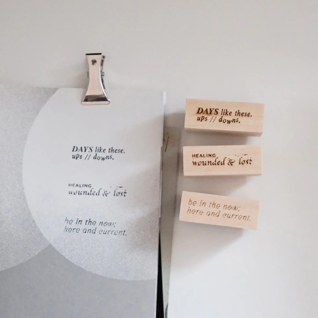 PC Words Rubber Stamp (7 designs, sold separately)