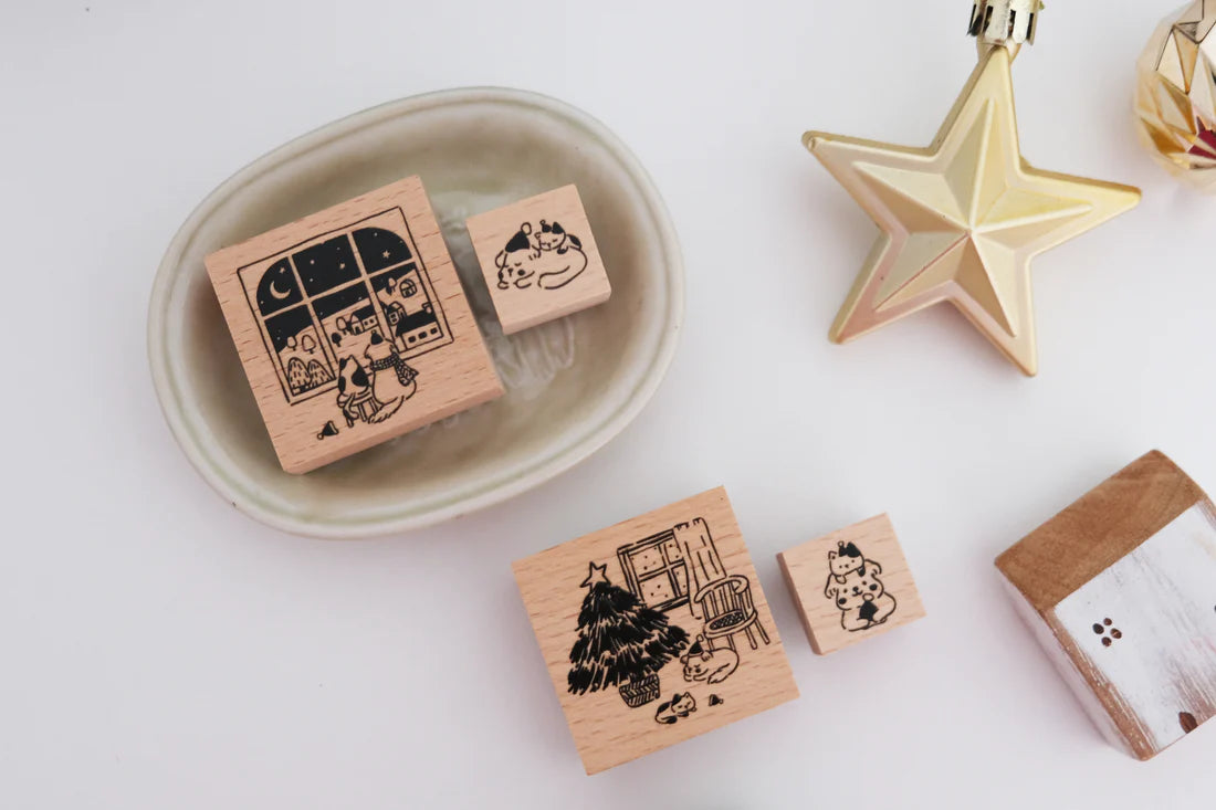 Cozy Home Rubber Stamp Set A