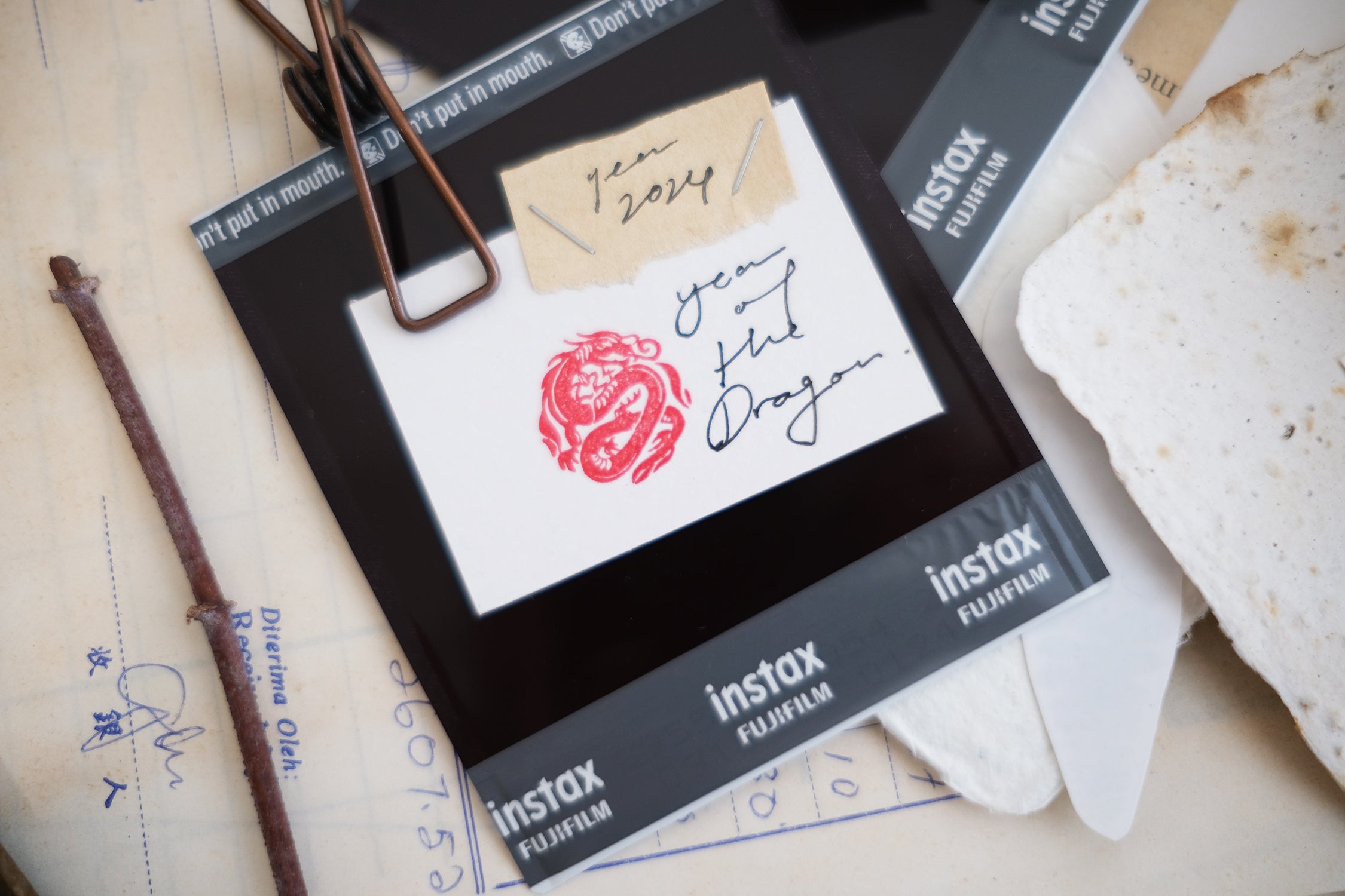 Kurukynki 2024 Dragon Rubber Stamp