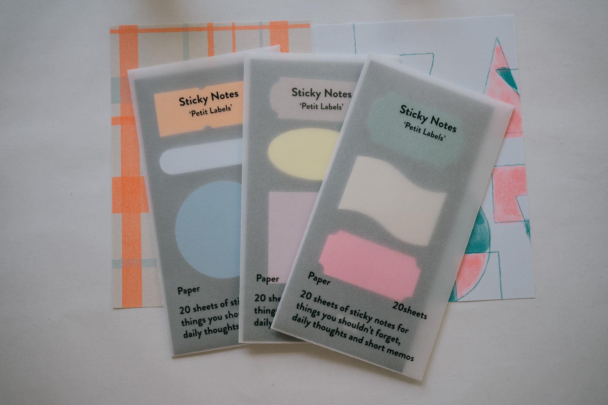 Petit Label Sticky Notes (3 designs)