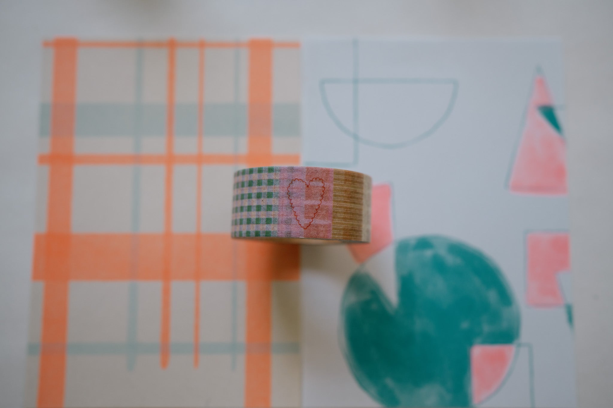 Masking Tape Roll 20mm (Love Patch work)