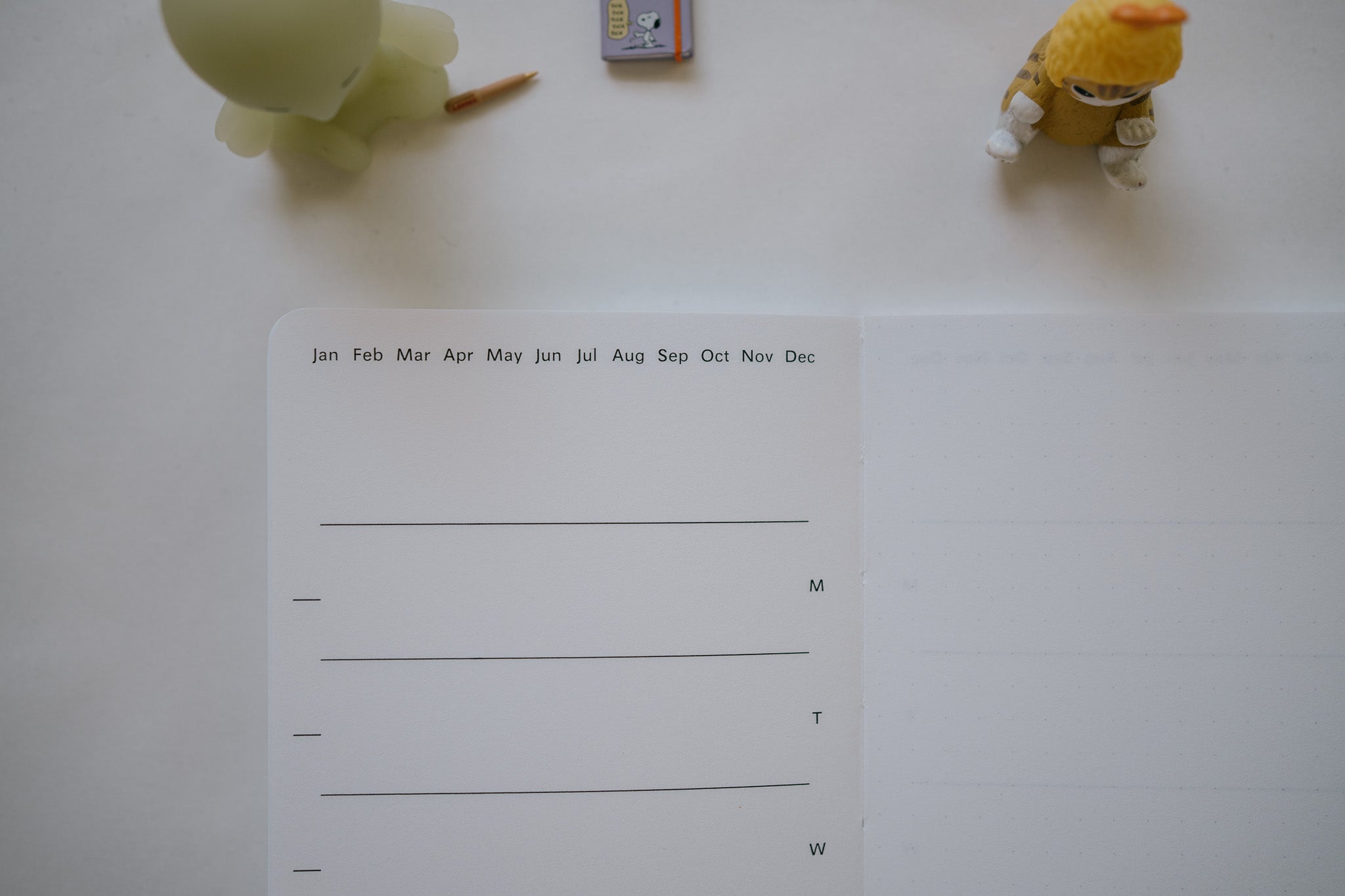 Handy Notebook Weekly (Hot Pink)