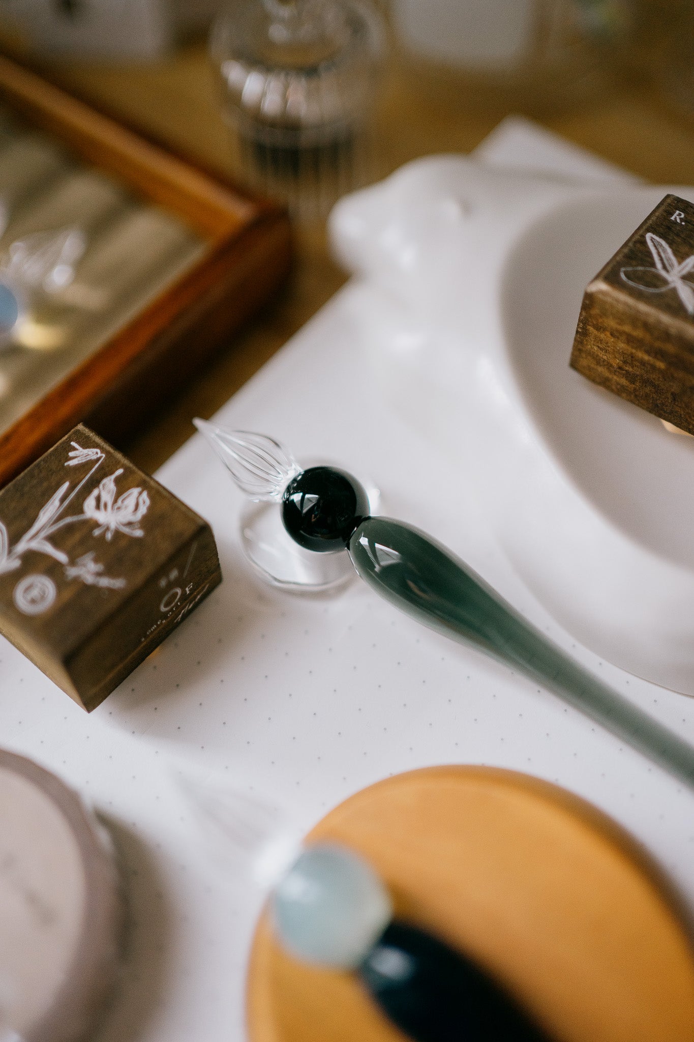 Guri-K Glass Dip Pen Gray