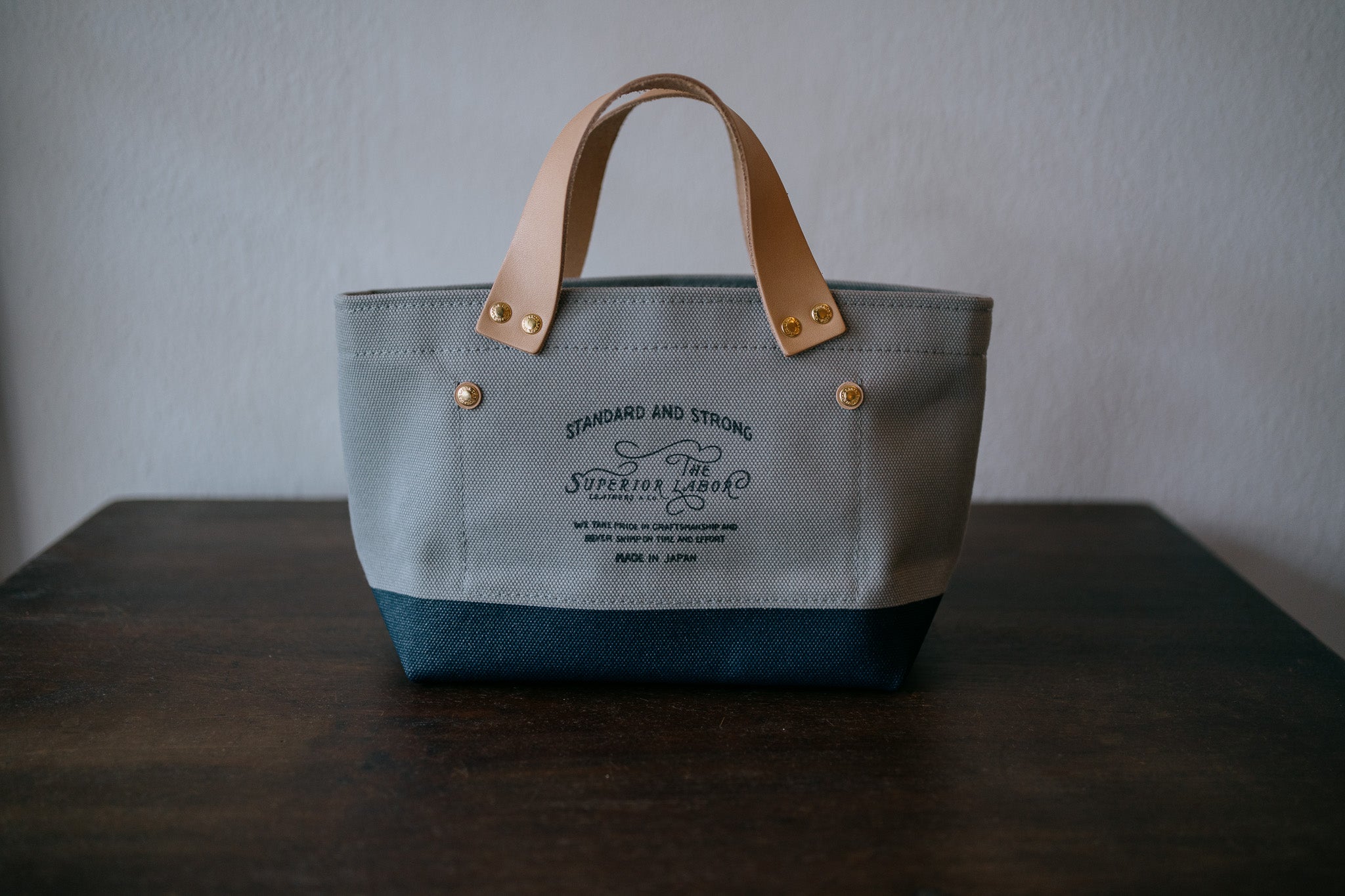 The Superior Labor-Engineer Bag Petite: Gray Canvas (6colours)