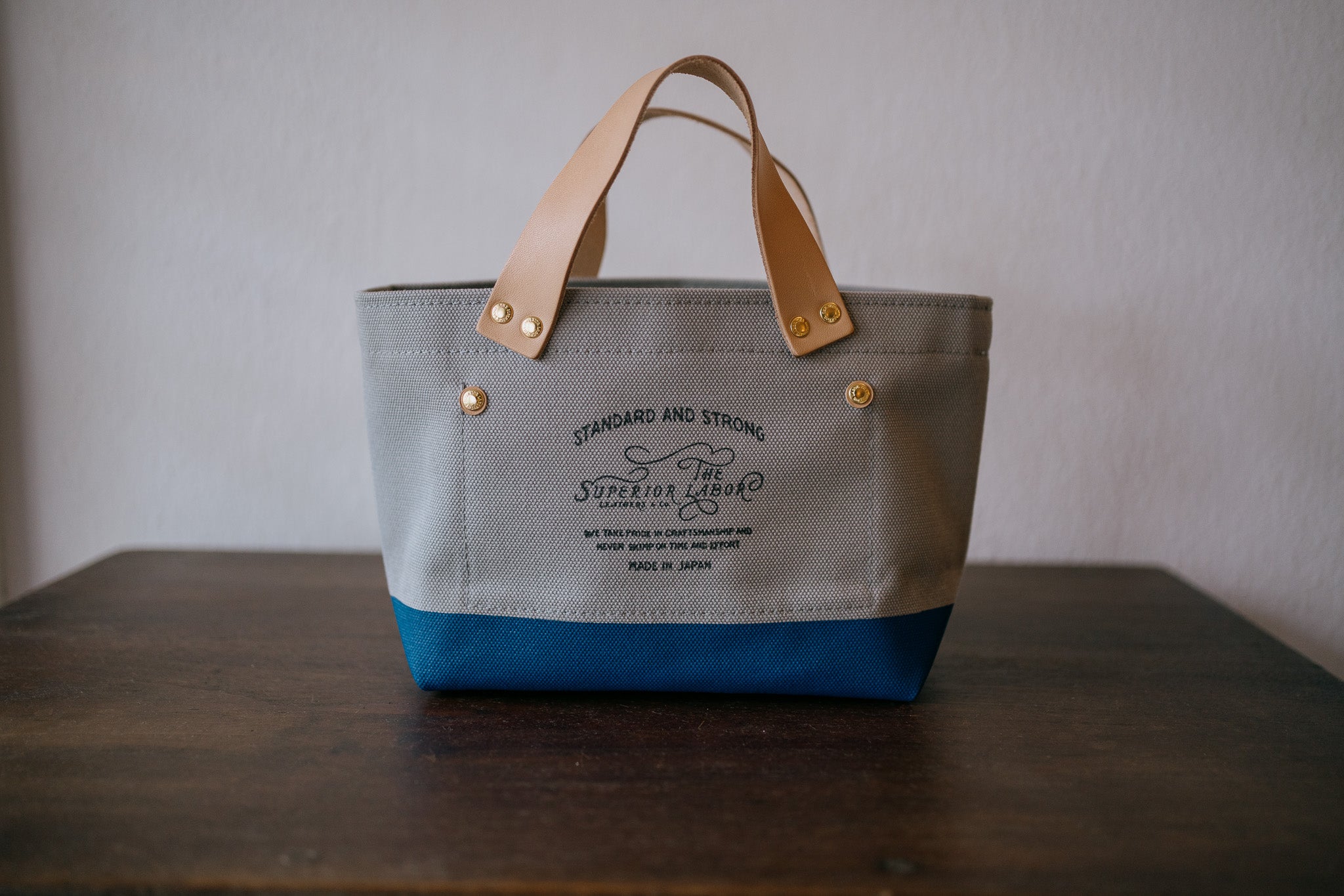 The Superior Labor-Engineer Bag Petite: Gray Canvas (6colours)