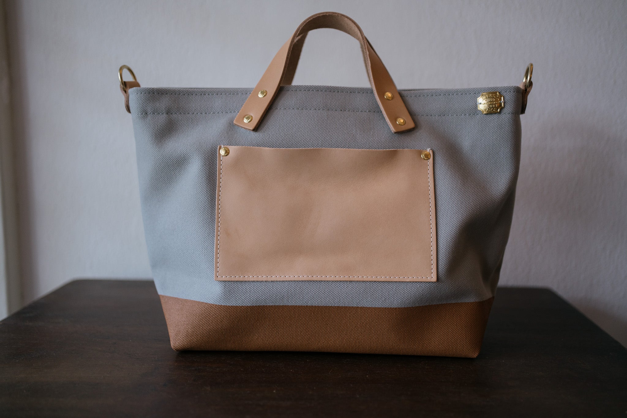 The Superior Labor-Engineer Shoulder Bag XS: Gray Canvas (2 options)