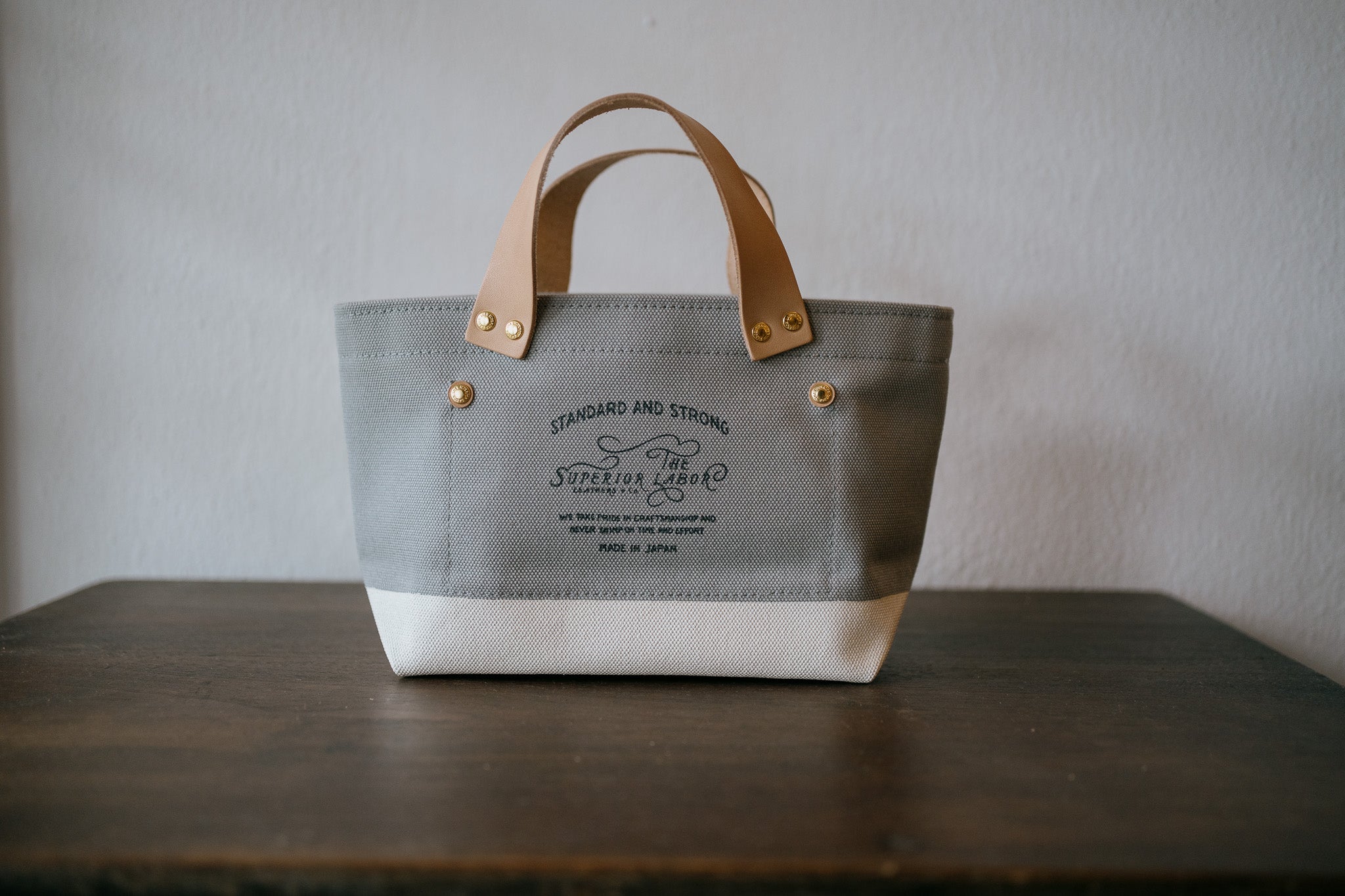 The Superior Labor-Engineer Bag Petite: Gray Canvas (6colours)