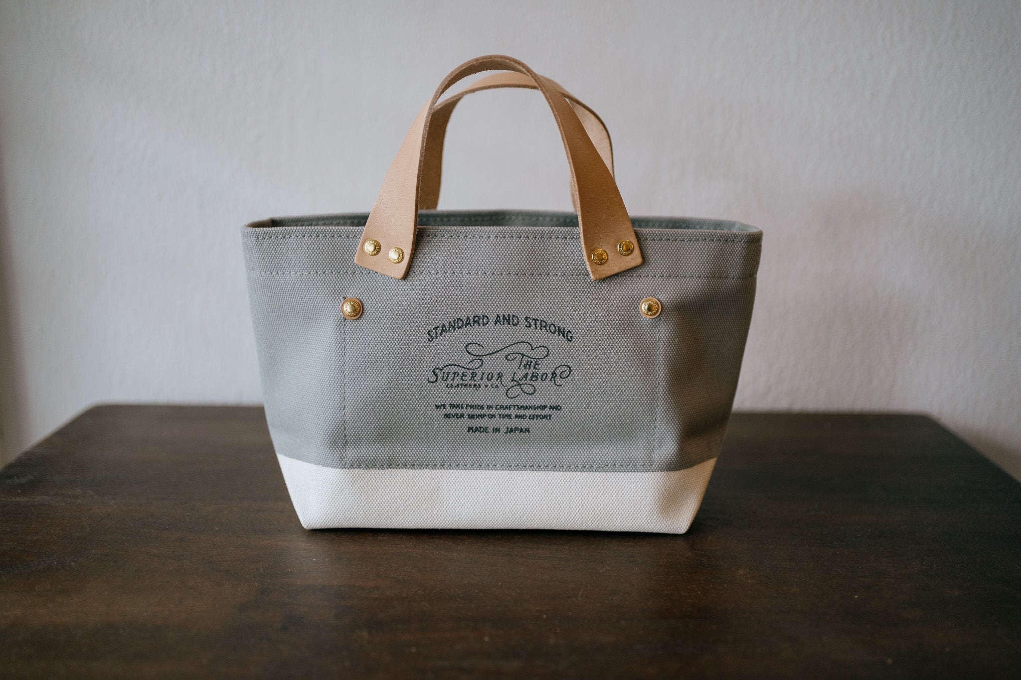 The Superior Labor-Engineer Bag Petite: Gray Canvas (6colours)