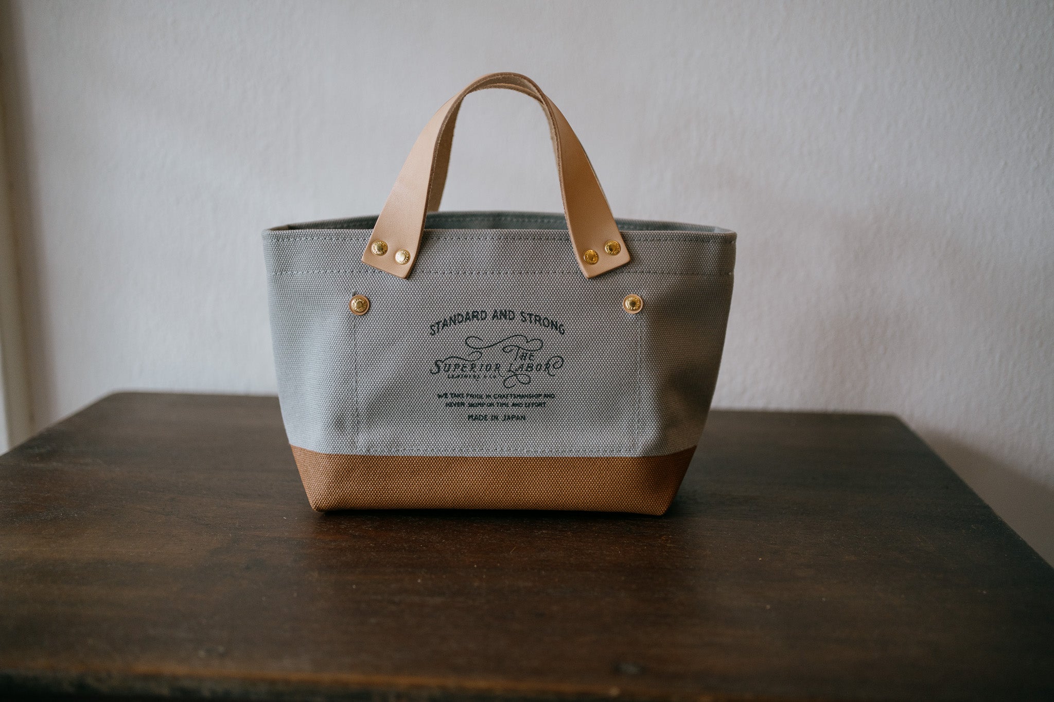 The Superior Labor-Engineer Bag Petite: Gray Canvas (6colours)