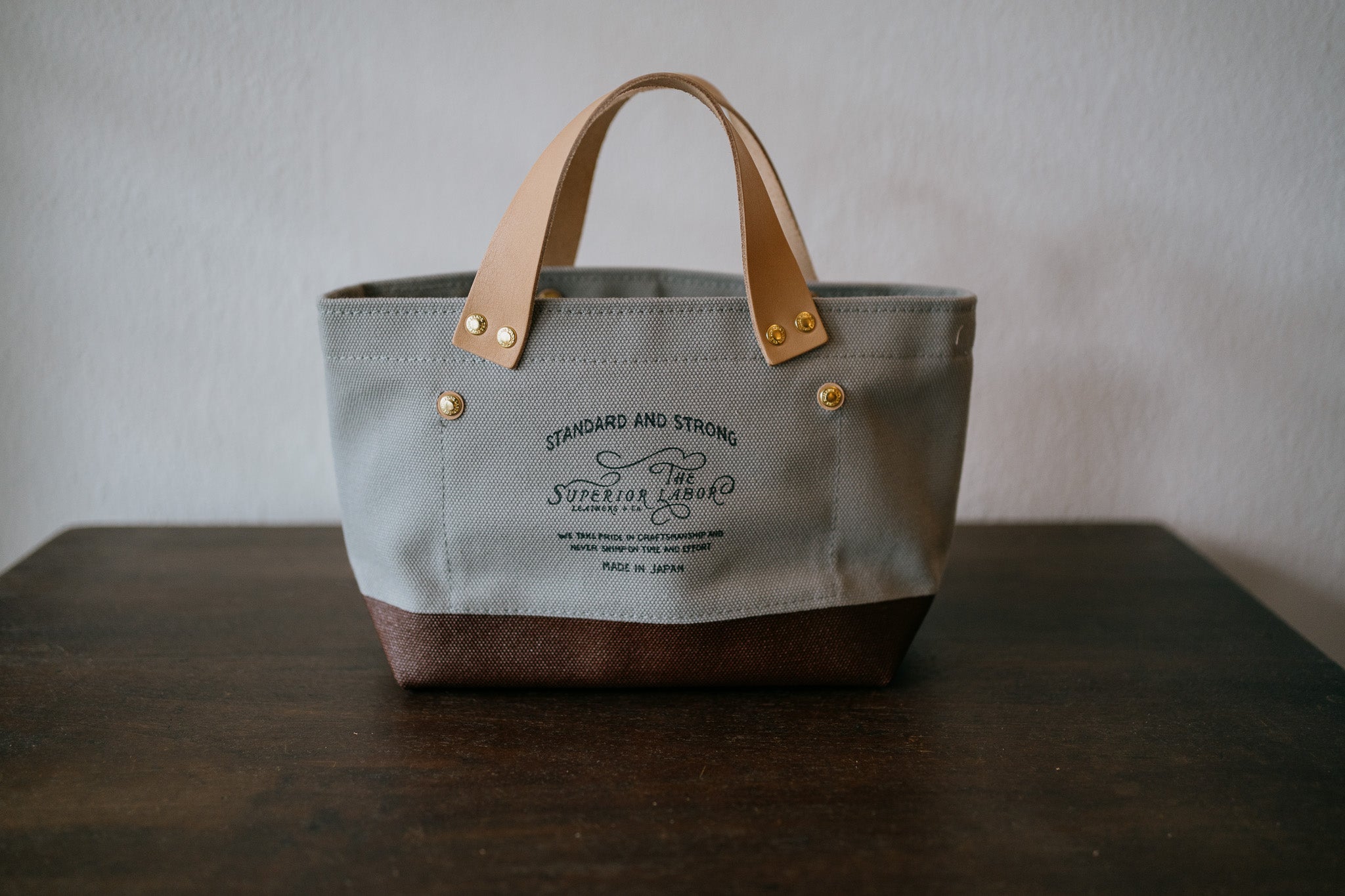 The Superior Labor-Engineer Bag Petite: Gray Canvas (6colours)